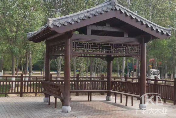 北京古建小青瓦休閑亭廊 古建青瓦走廊